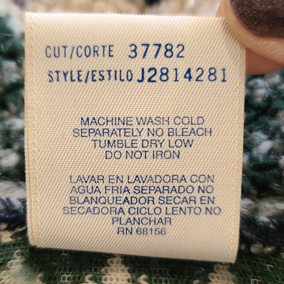 Vintage Fair Isle Pattern Shacket Men's Oversized Small Unisex Jacket Grandpa - Picture 9 of 9